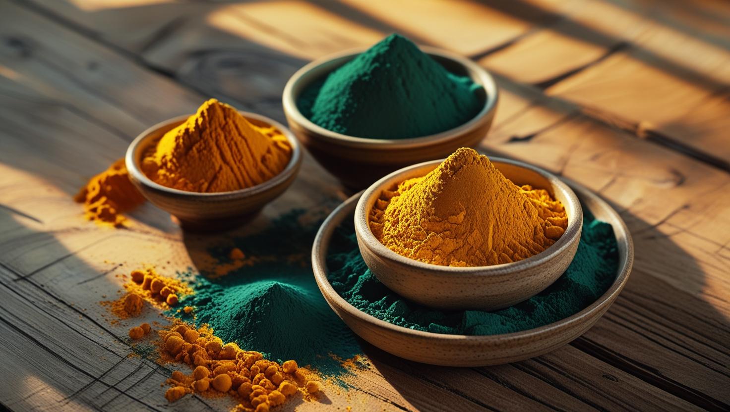 espirulina curcuma